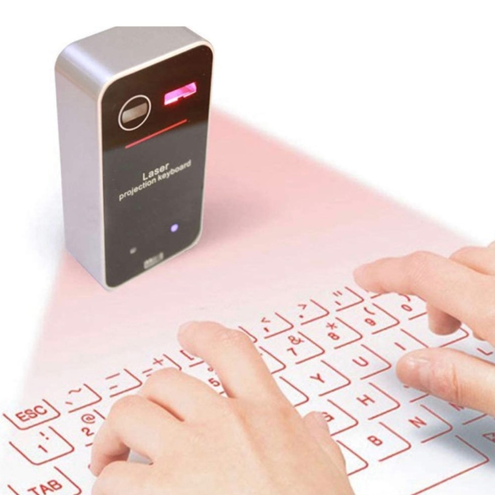 Laser Projection Bluetooth Virtual Keyboard & Mouse for, Ipad, Smartphone Tablet